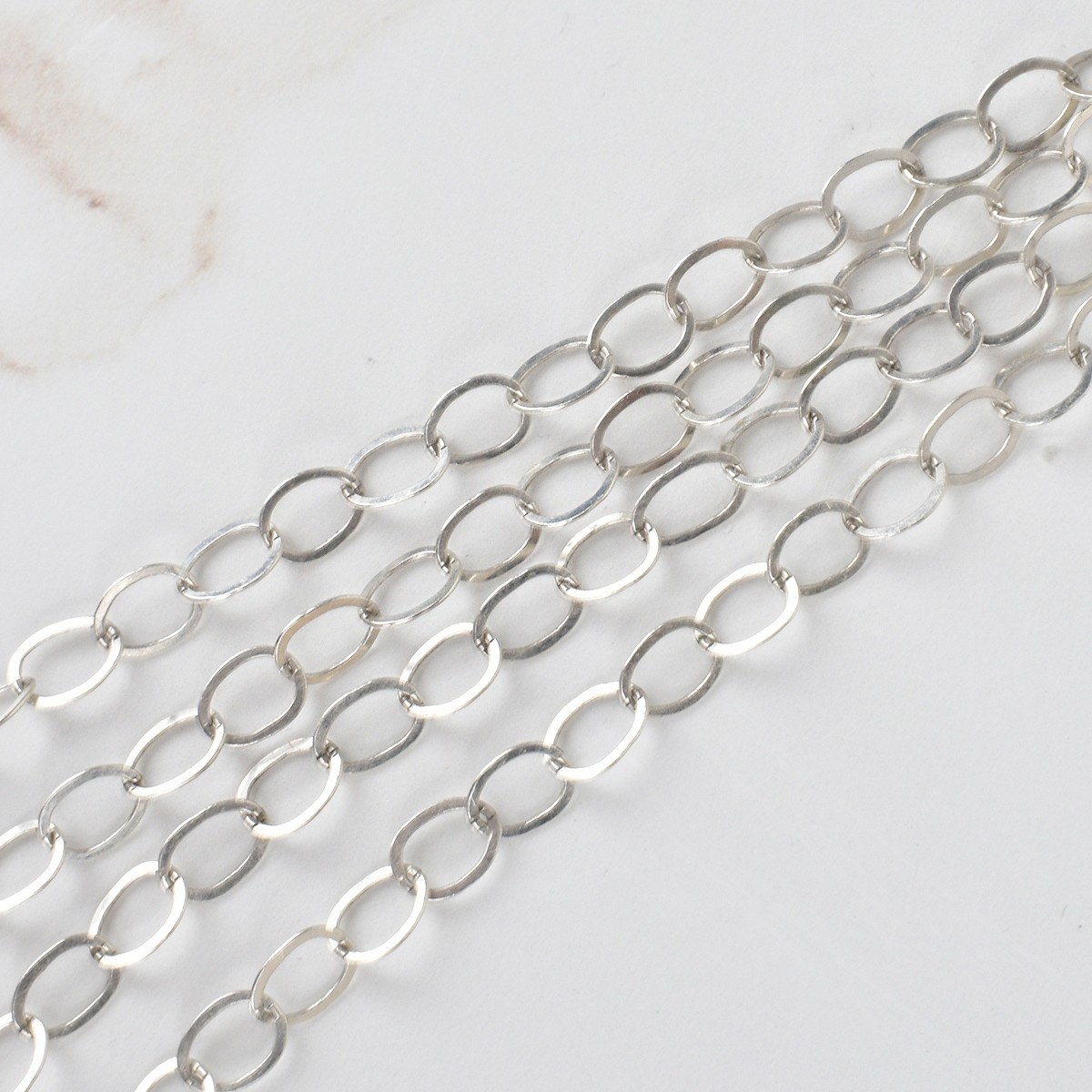 Long Sterling Silver Necklace