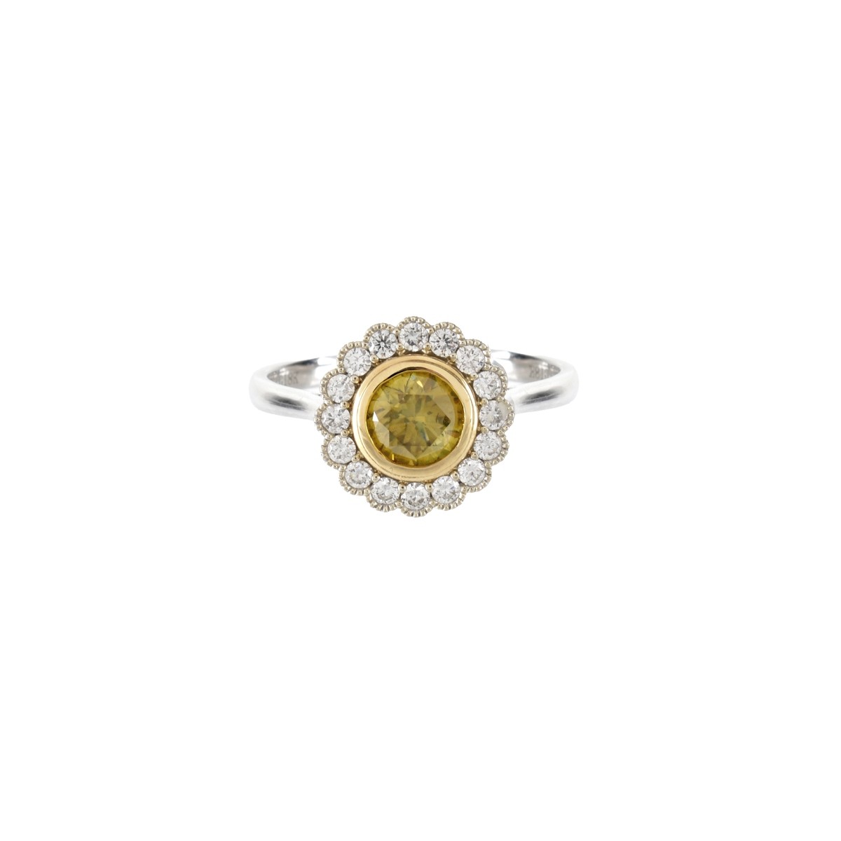 EGL Diamond and 18K Ring