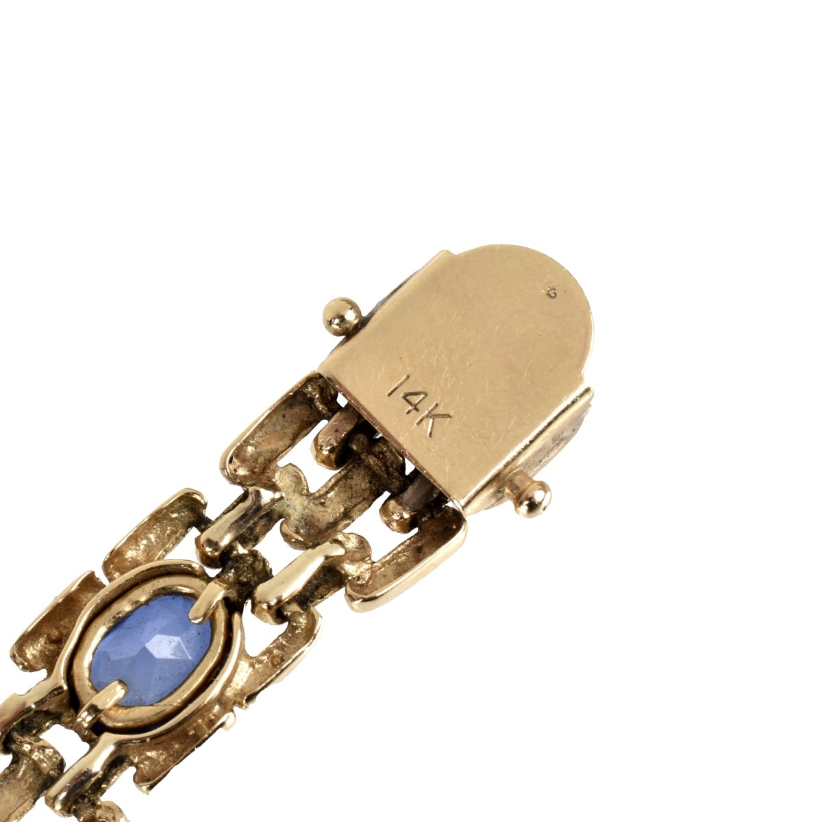 Gemstone and 14K Bracelet