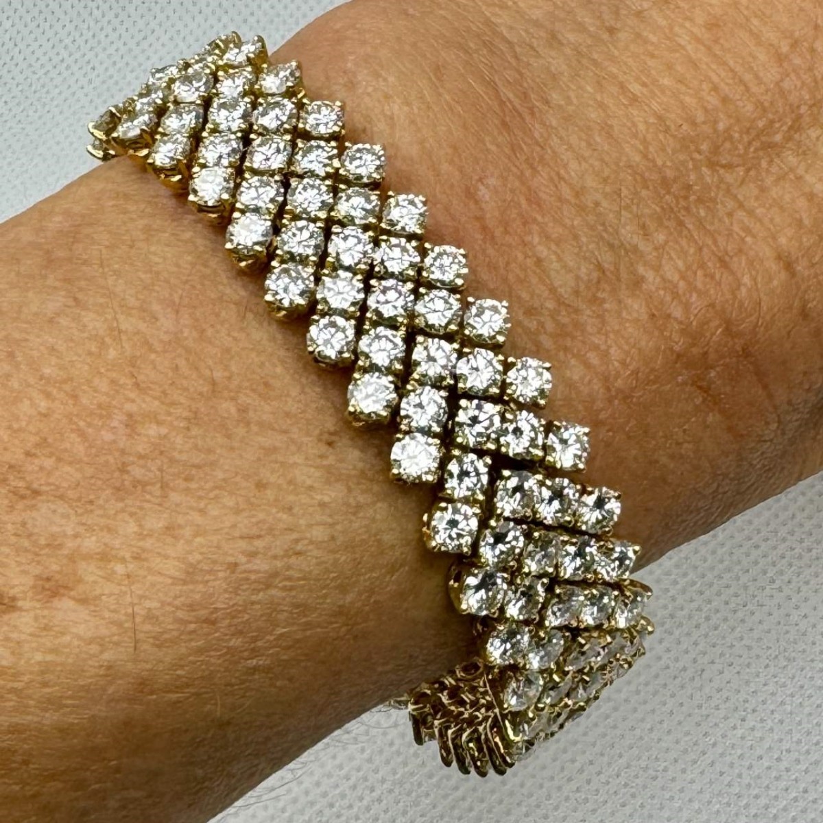 Diamond and 18K Bracelet