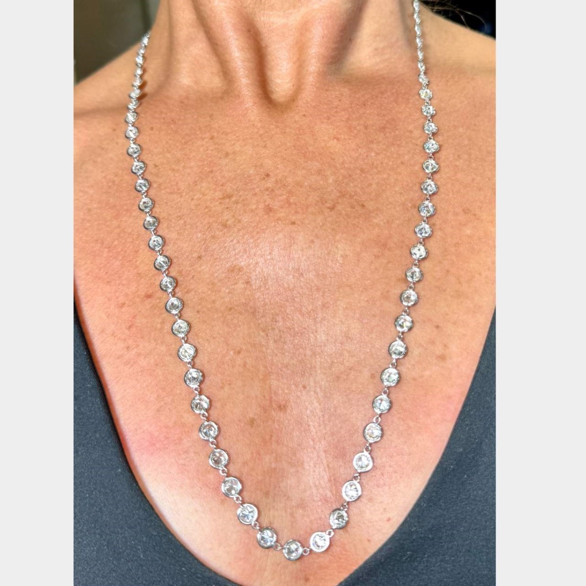 Diamond and Platinum Necklace