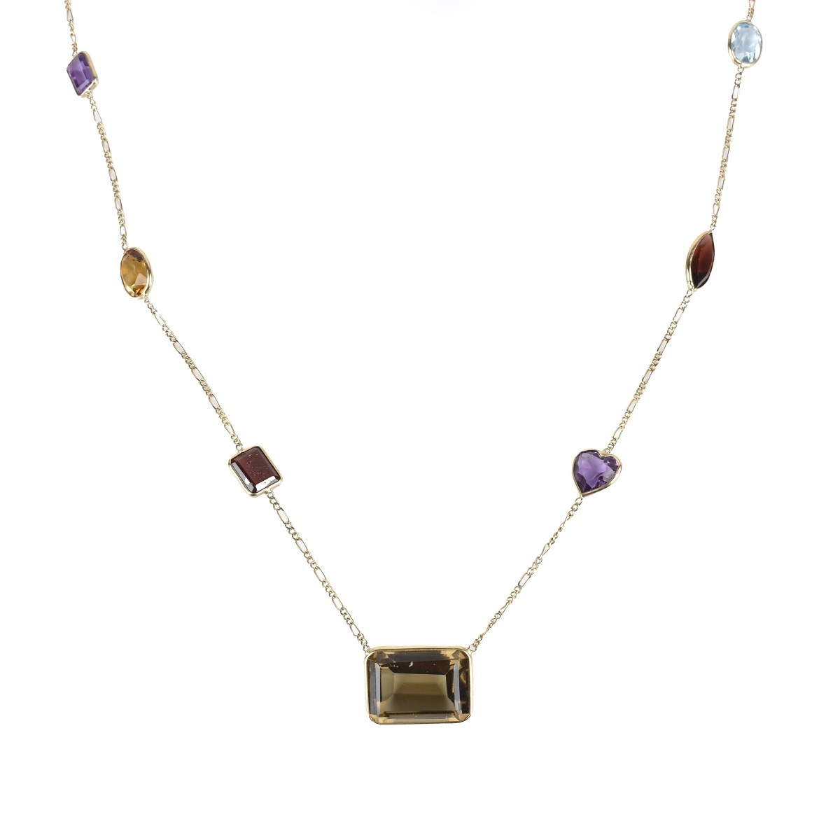 Gemstone and 14K