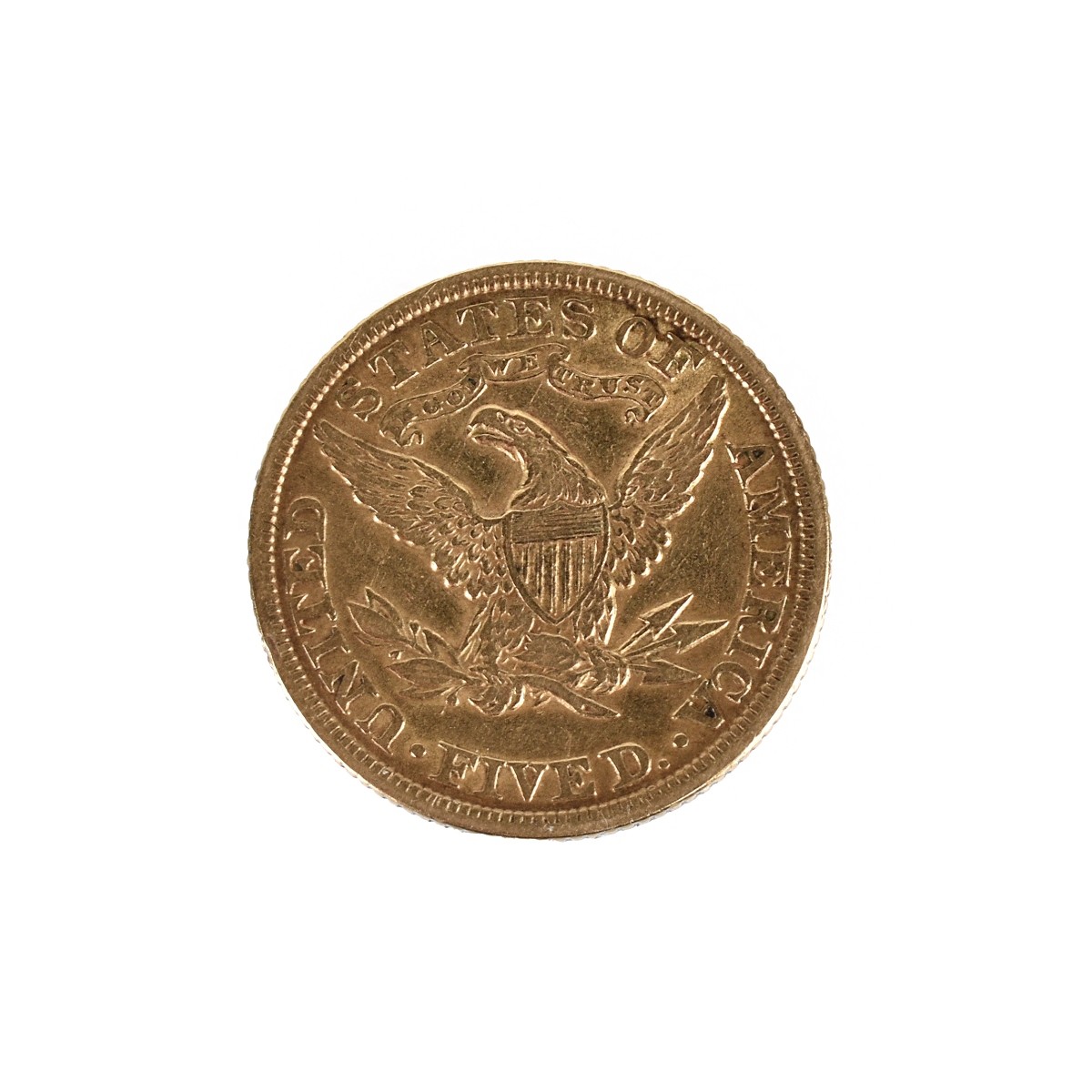 US 1900 $5 Gold Coin