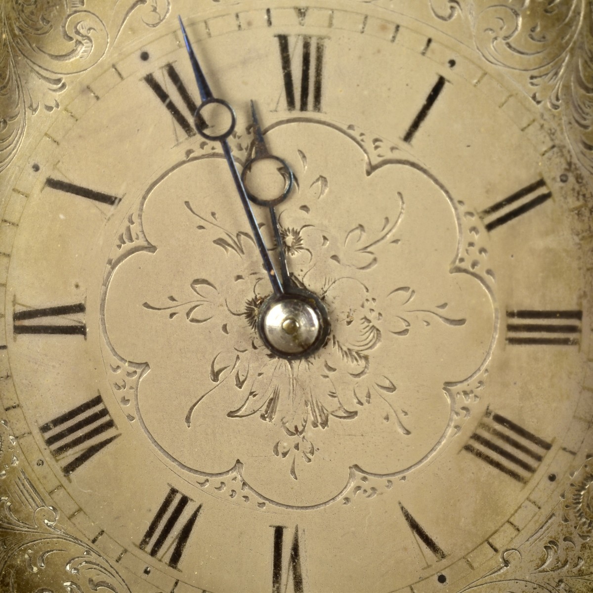 Victorian Style Brass Strut Clock