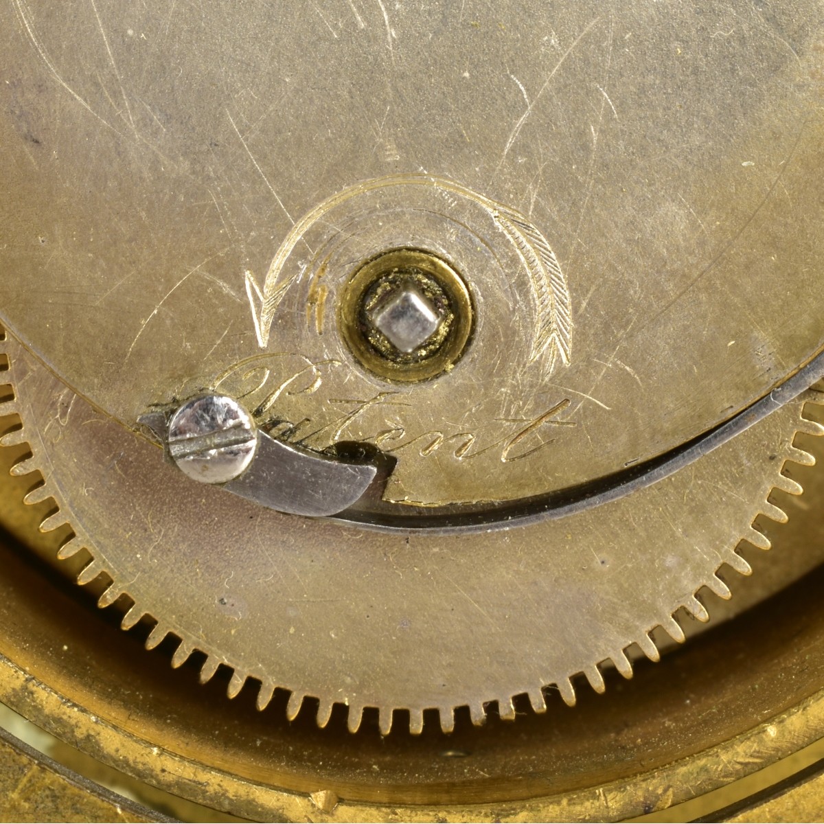 Victorian Style Brass Strut Clock