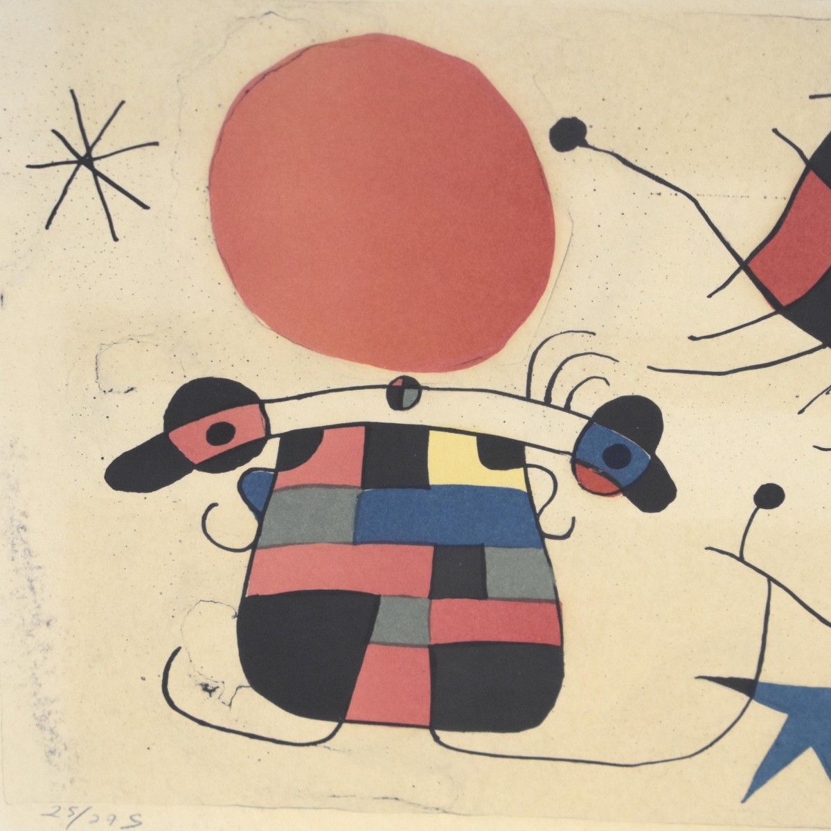 After Joan Miro, Spanish (1893-1983)