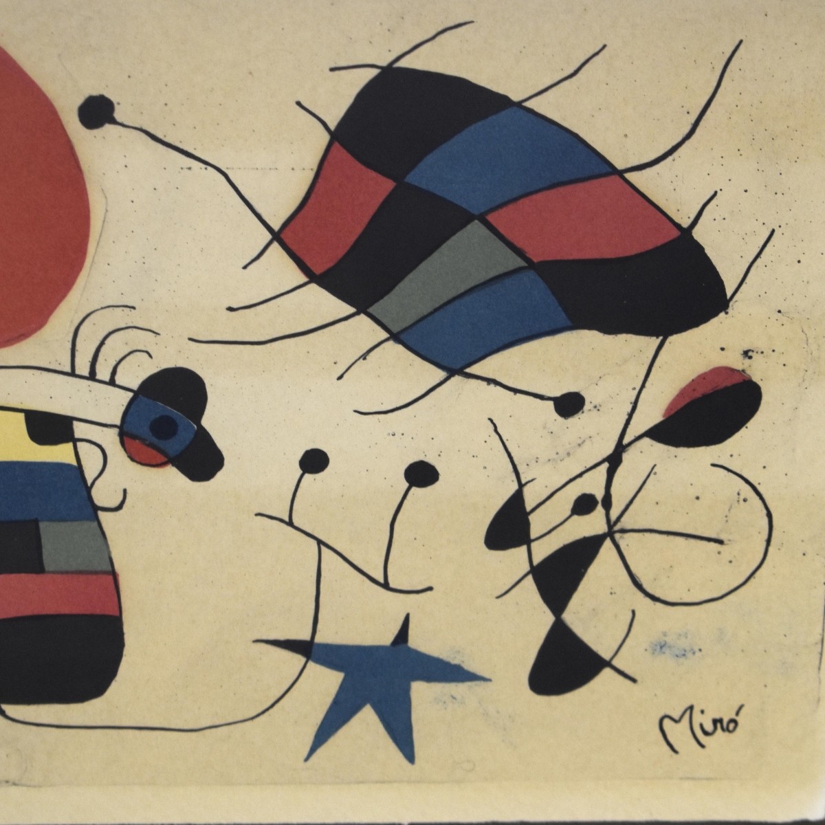 After Joan Miro, Spanish (1893-1983)