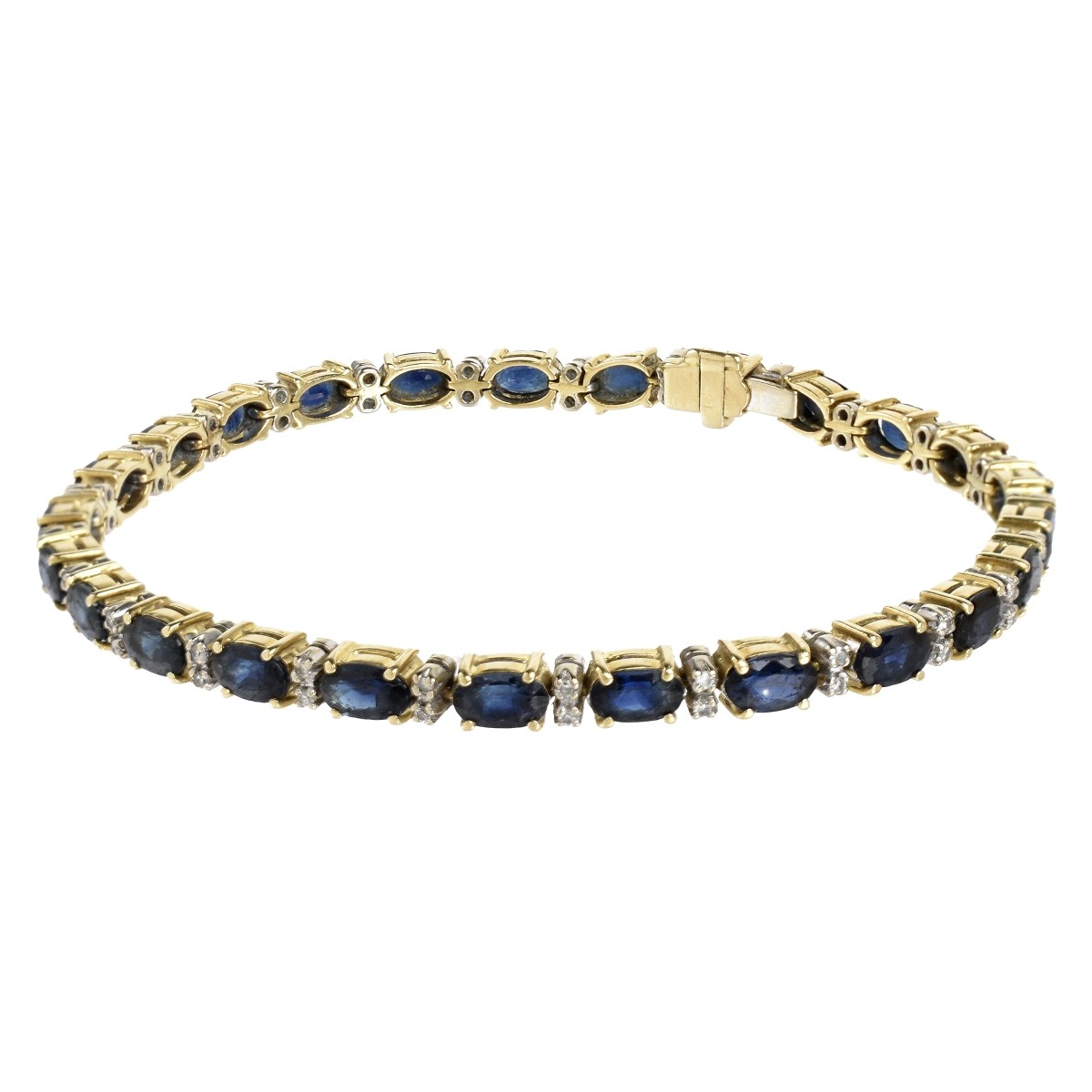 Sapphire, Diamond and 18K Bracelet