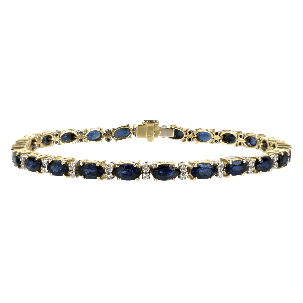 Sapphire, Diamond and 18K Bracelet