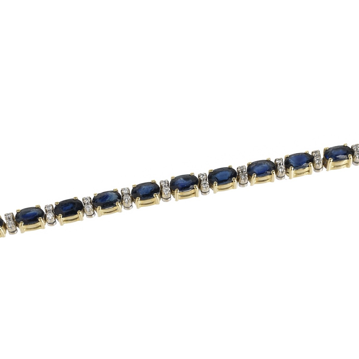 Sapphire, Diamond and 18K Bracelet