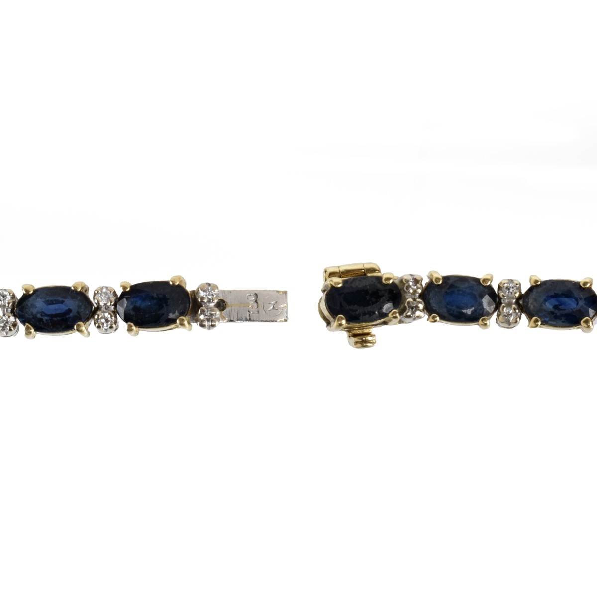 Sapphire, Diamond and 18K Bracelet