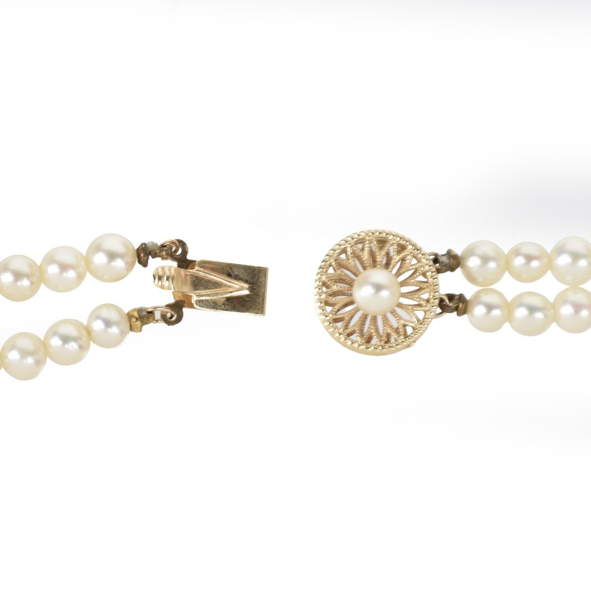 Pearl and 14K Bracelet