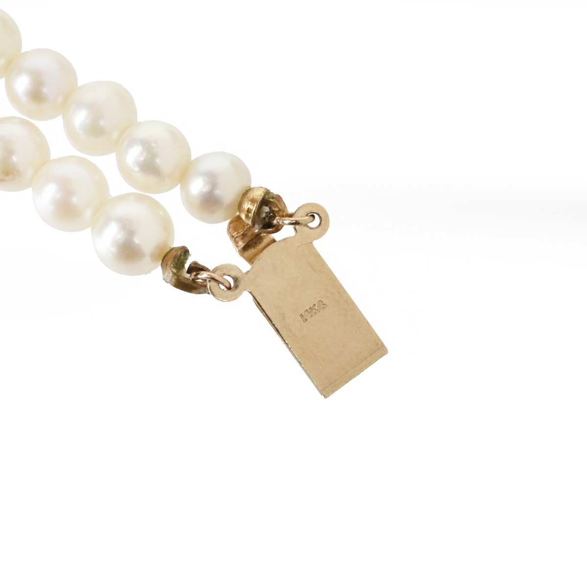 Pearl and 14K Bracelet