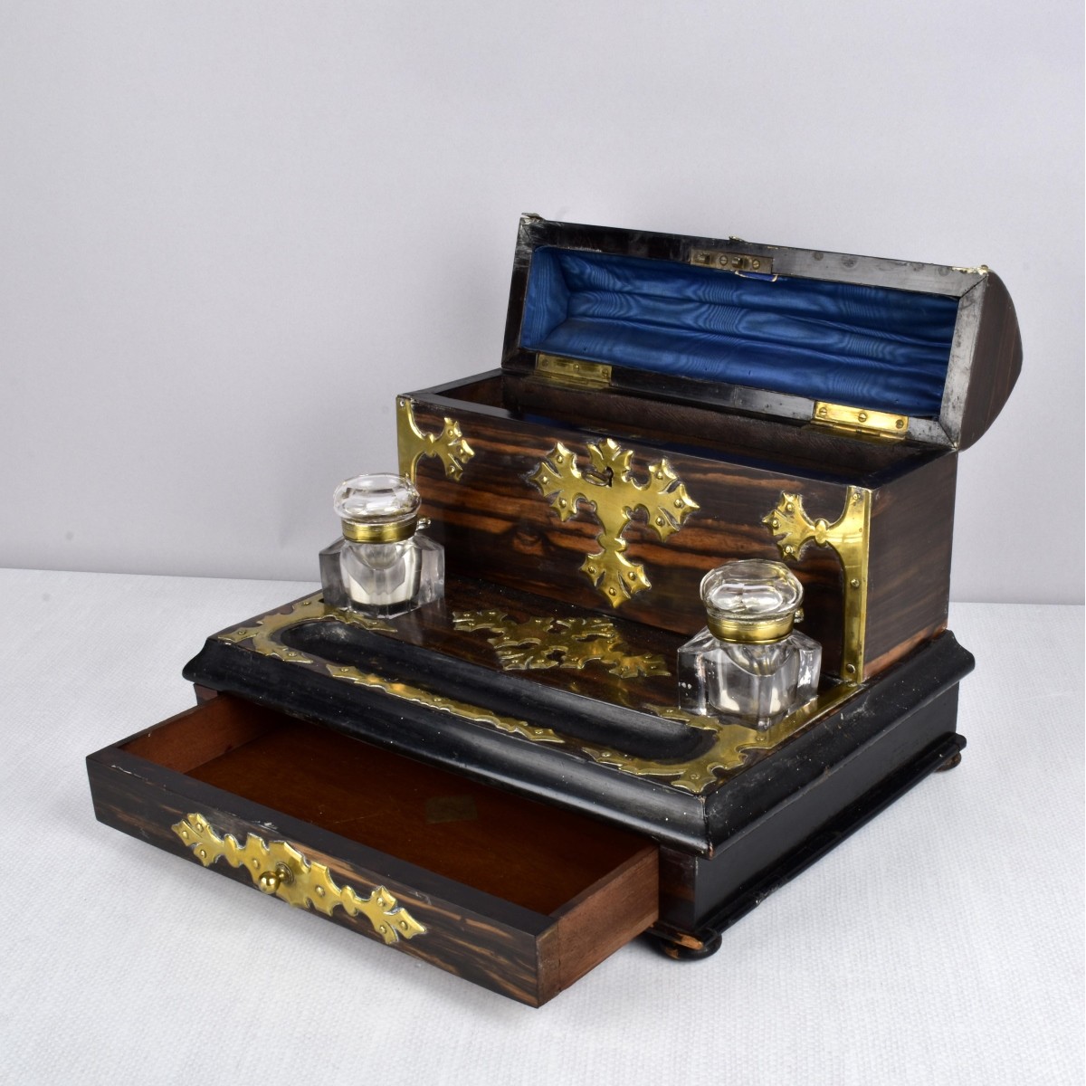 English Antique Desk Caddy