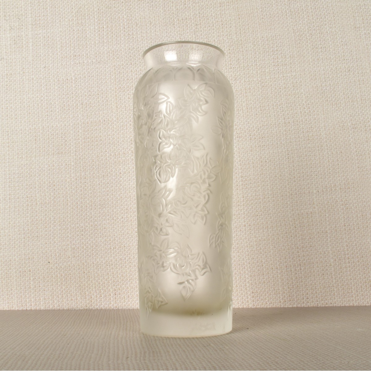 Lalique Crystal "Bougainvillea" Vase