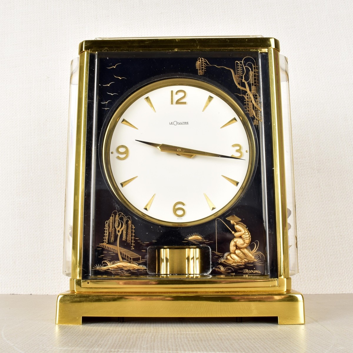 Jaeger-LeCoultre Atmos "Marina" Clock