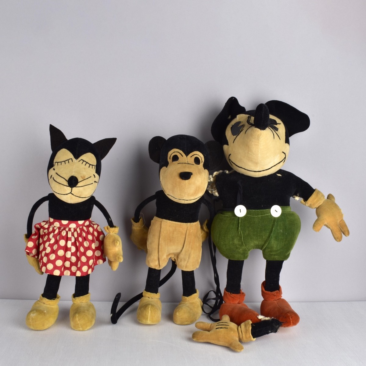 Three (3) Aesop's Fables Movie Character Dolls