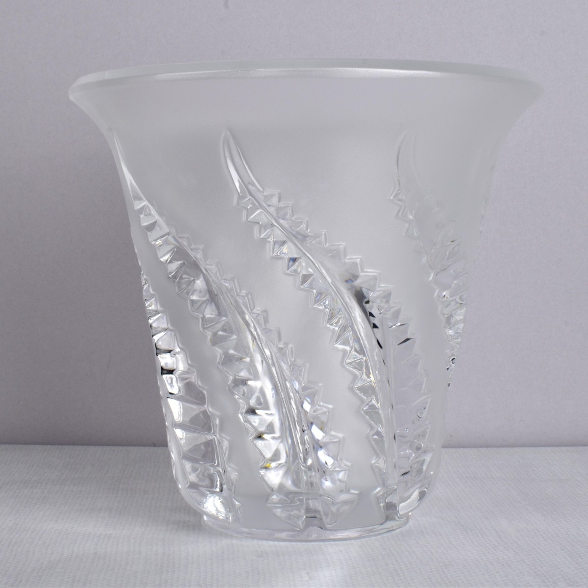 Lalique France "Lobelia" Vase