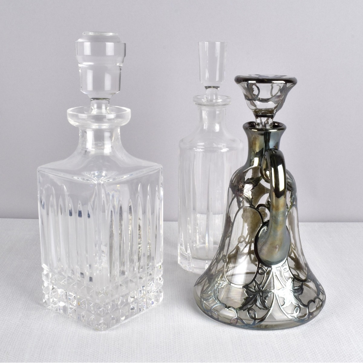 Collection of Glass Decanters