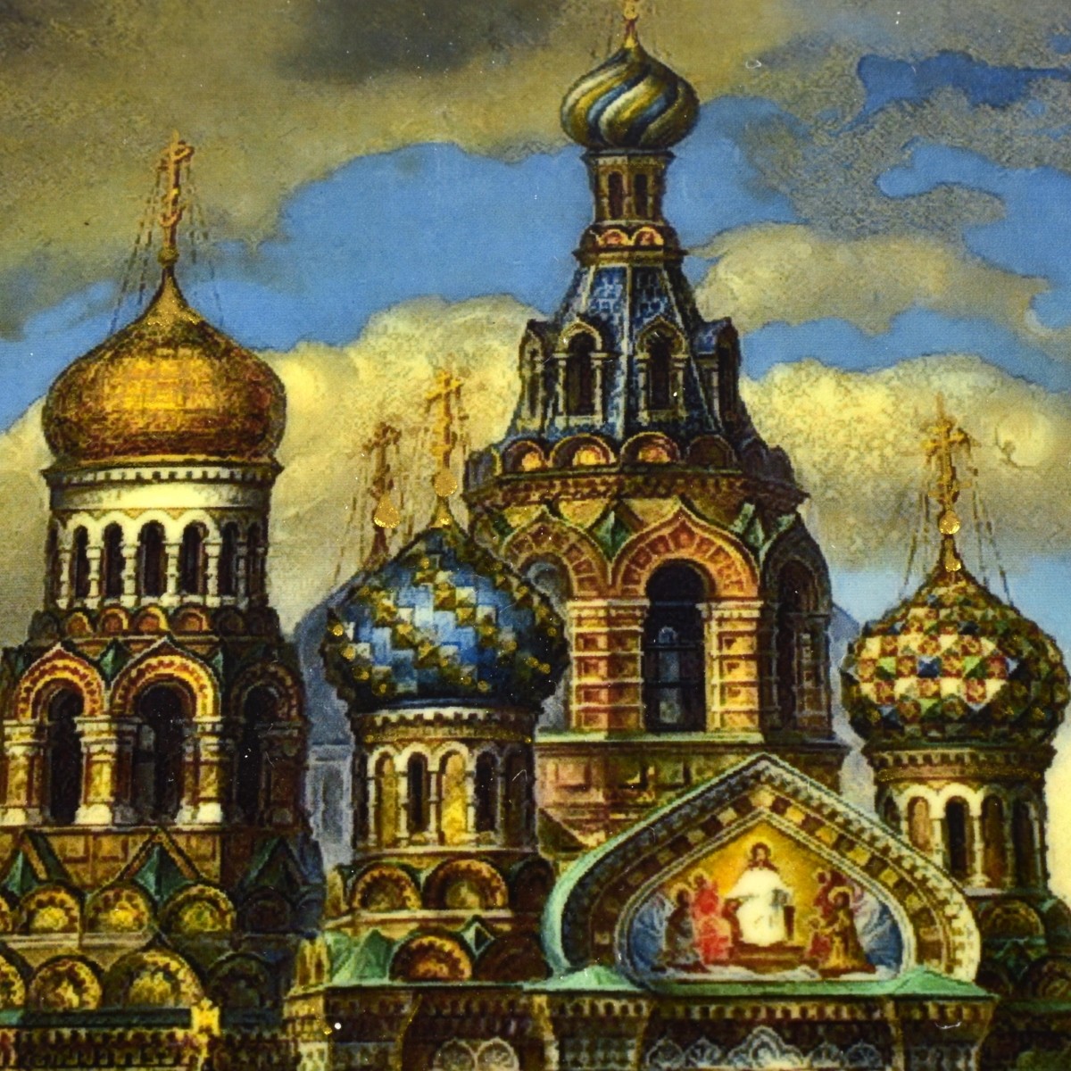 Russian Lacquer Paper Mache Boxes