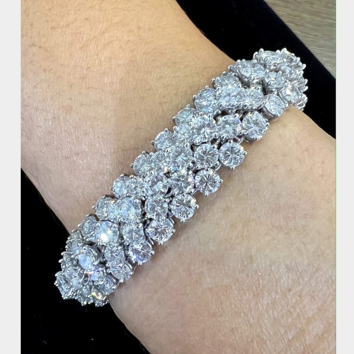 Diamond and Platinum Bracelet