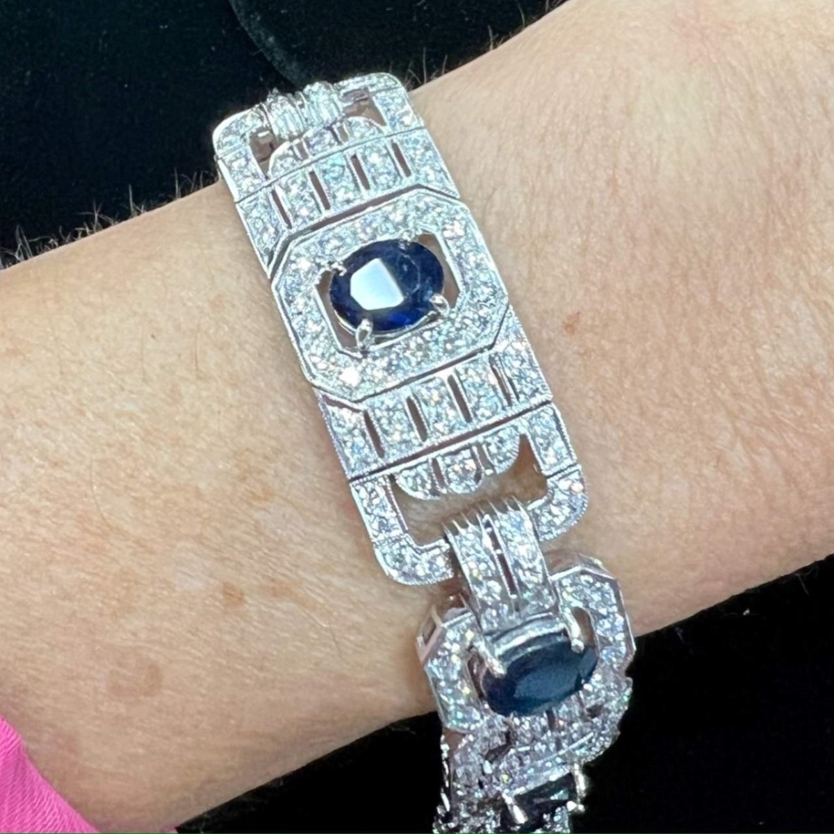 Sapphire, Diamond and 18K Bracelet