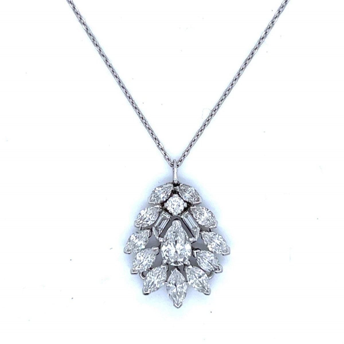 VCA Diamond and Platinum Necklace