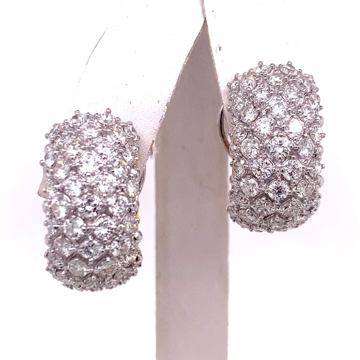 Diamond and 18K Earrings