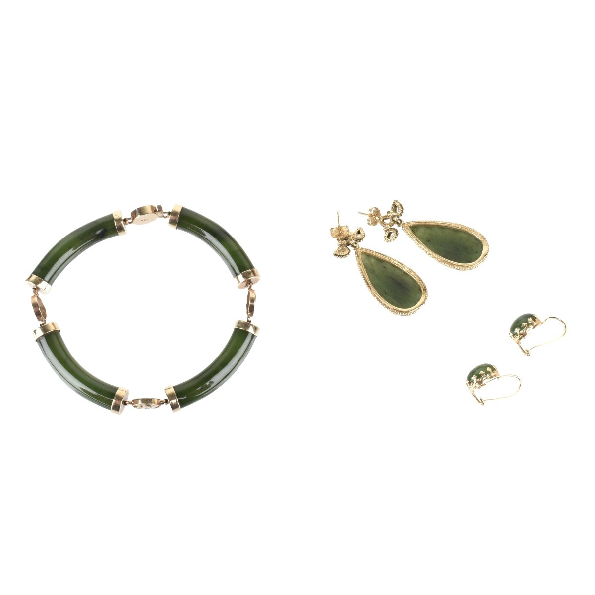 Jade and 14K Jewelry