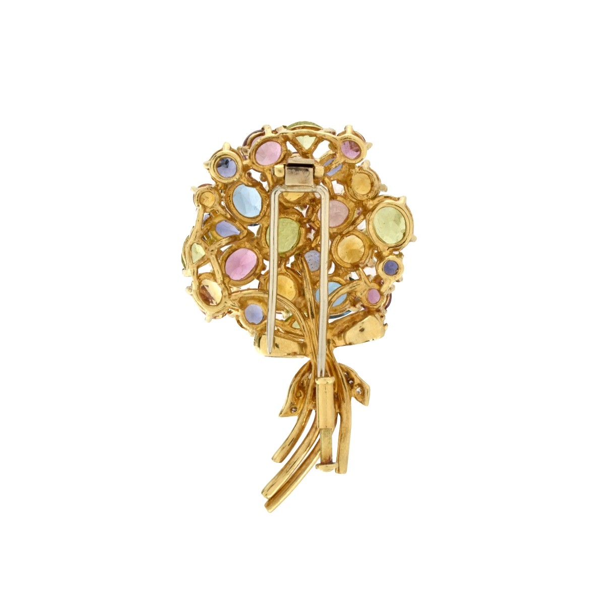 H. Stern Gemstone and 18K Brooch