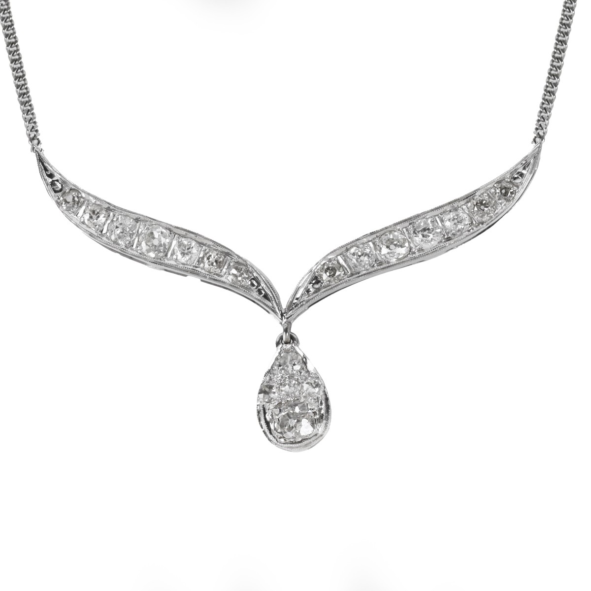 Diamond and 14K Necklace