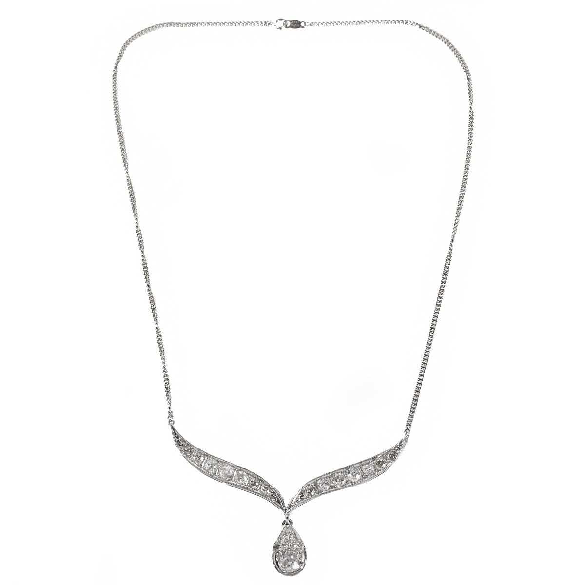 Diamond and 14K Necklace