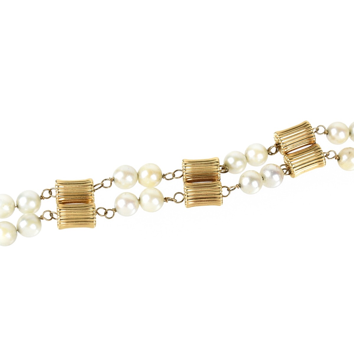 Pearl and 14K Bracelet