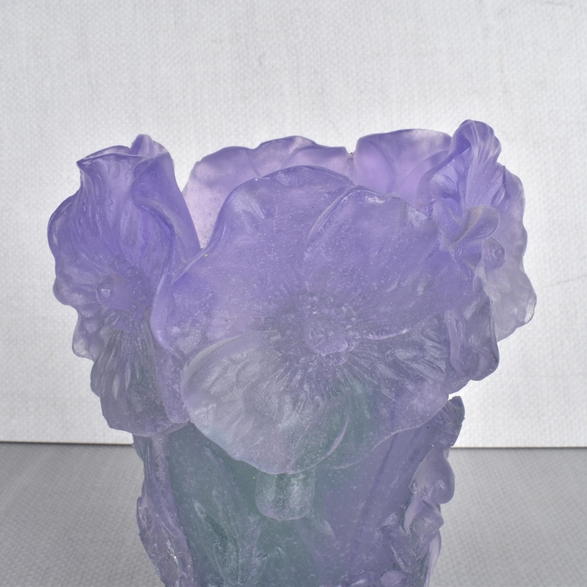 Daum Pate de Verre Vase