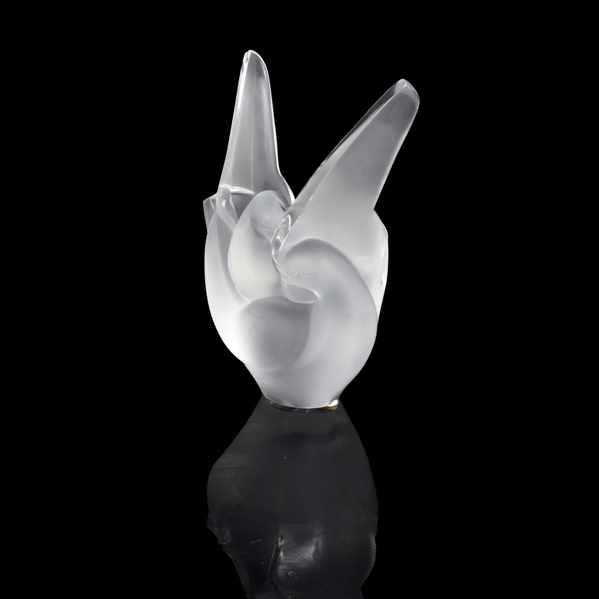 Lalique Crystal "Sylvie" Vase