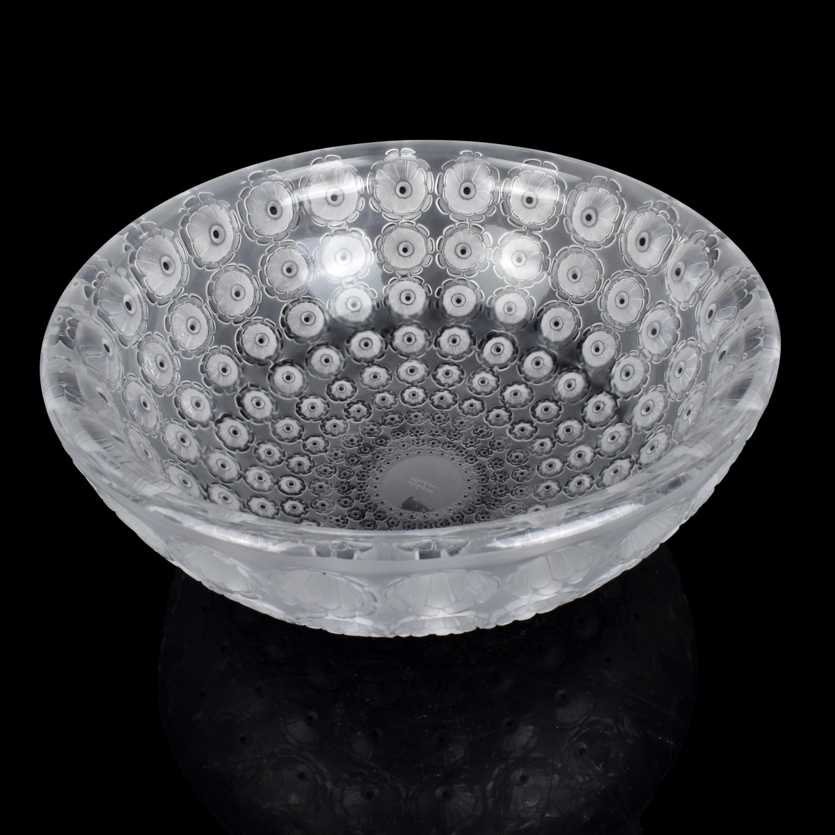 Lalique "Nemours" Crystal Bowl