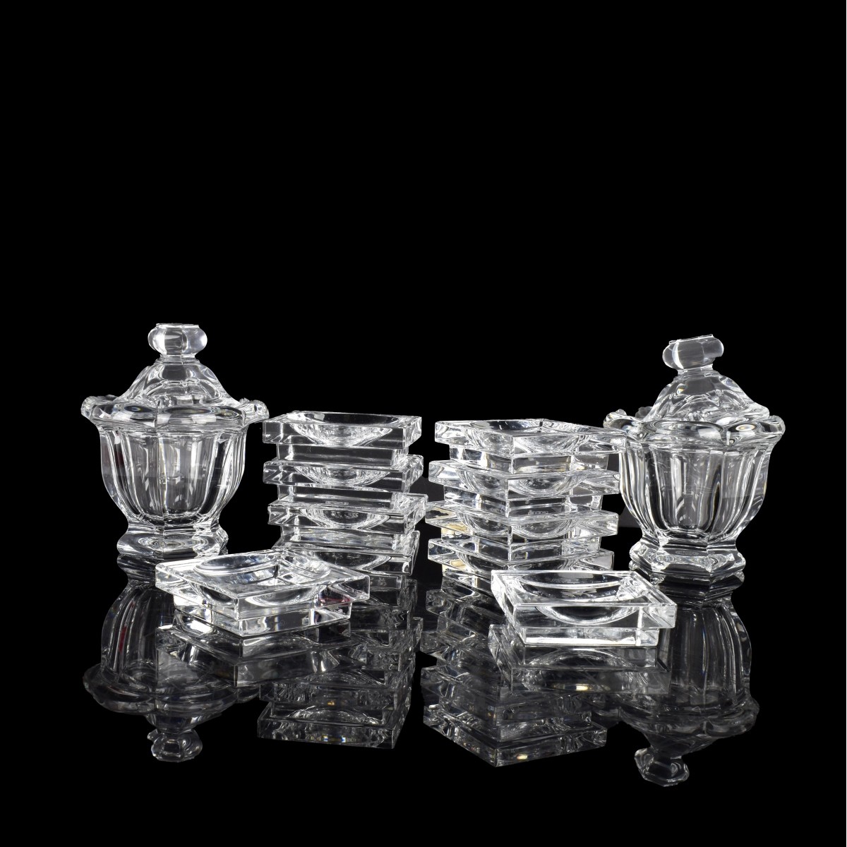 Baccarat Crystal Table Pieces