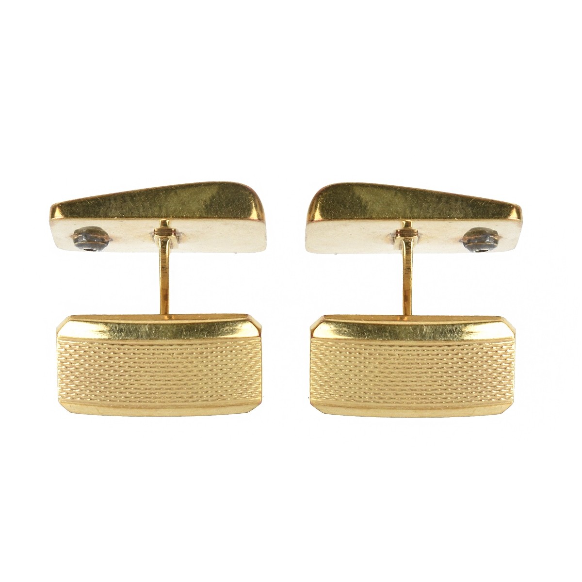 Diamond and 14K Cufflinks