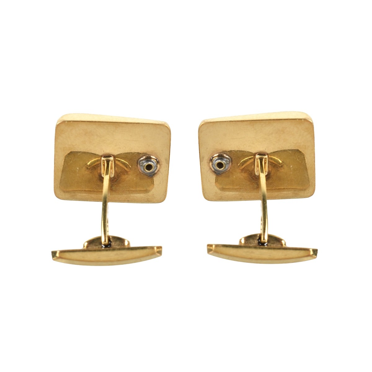 Diamond and 14K Cufflinks