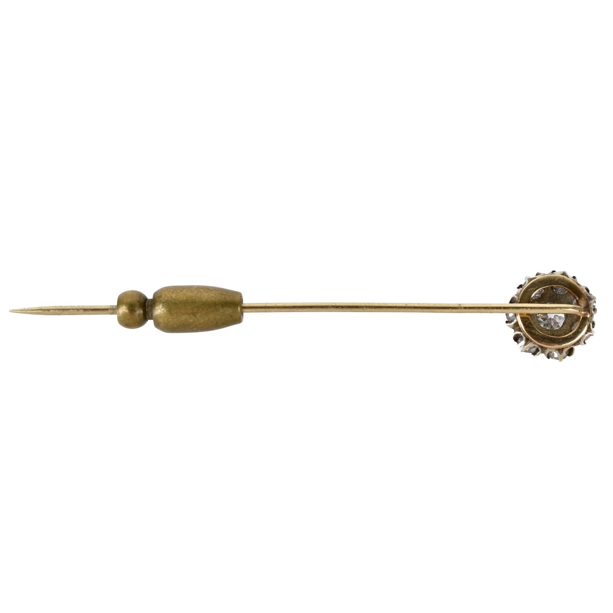 Diamond and 14K Stickpin