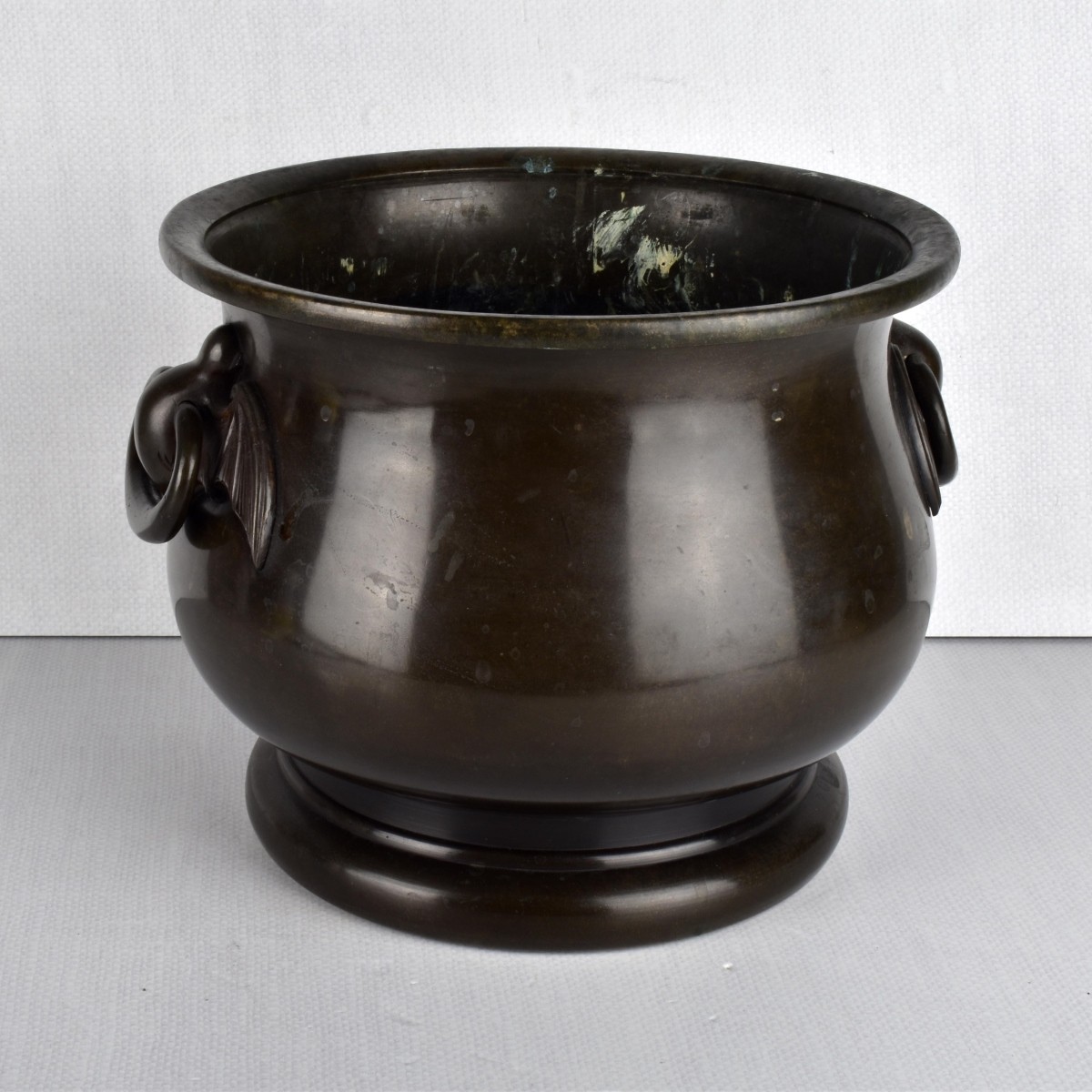 Antique Japanese Bronze Planter