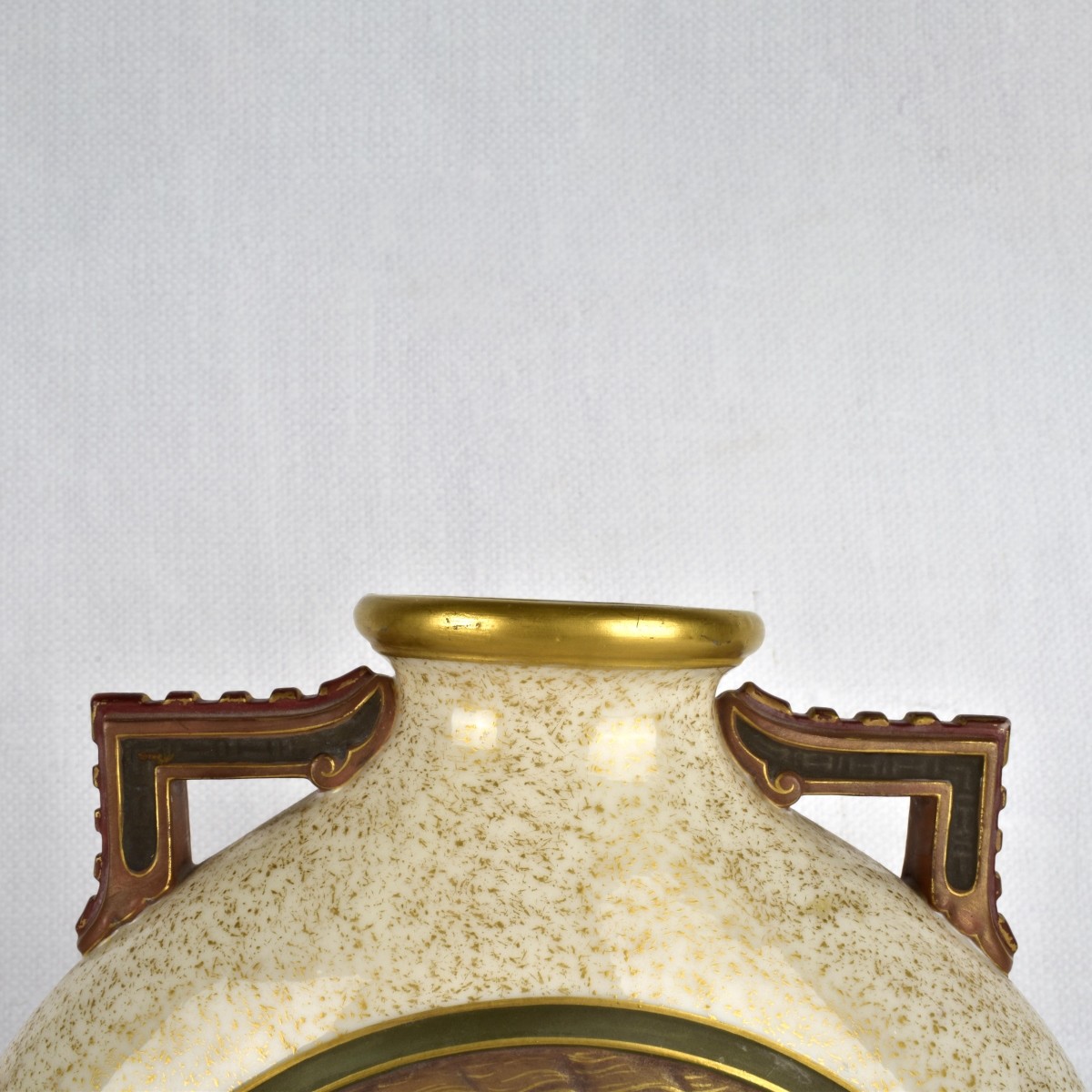 Royal Worcester Ceramic Moon Flask Vase