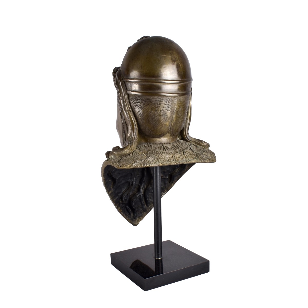 Chinese Bronze Figural Head