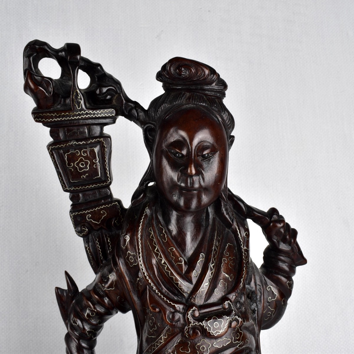 Chinese Carved Wood Guanyins