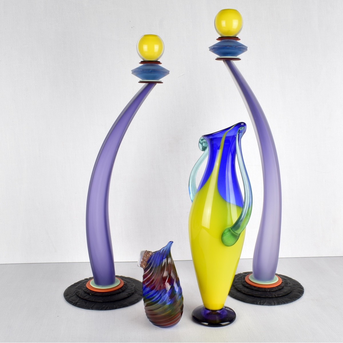 Collection of Modern Art Glass Pieces