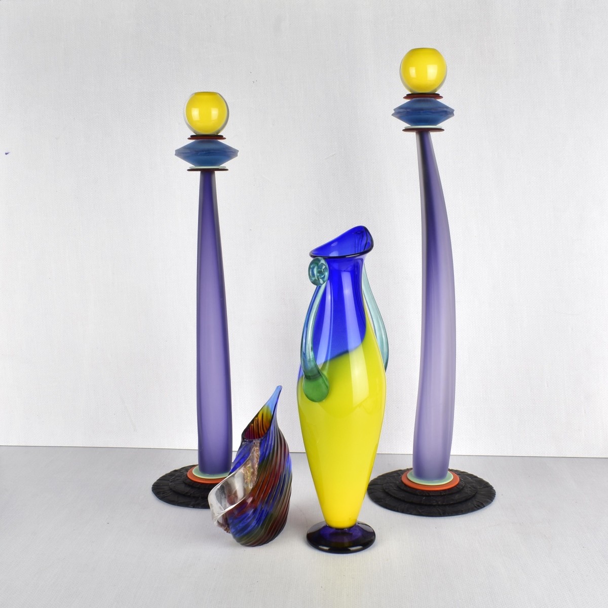 Collection of Modern Art Glass Pieces