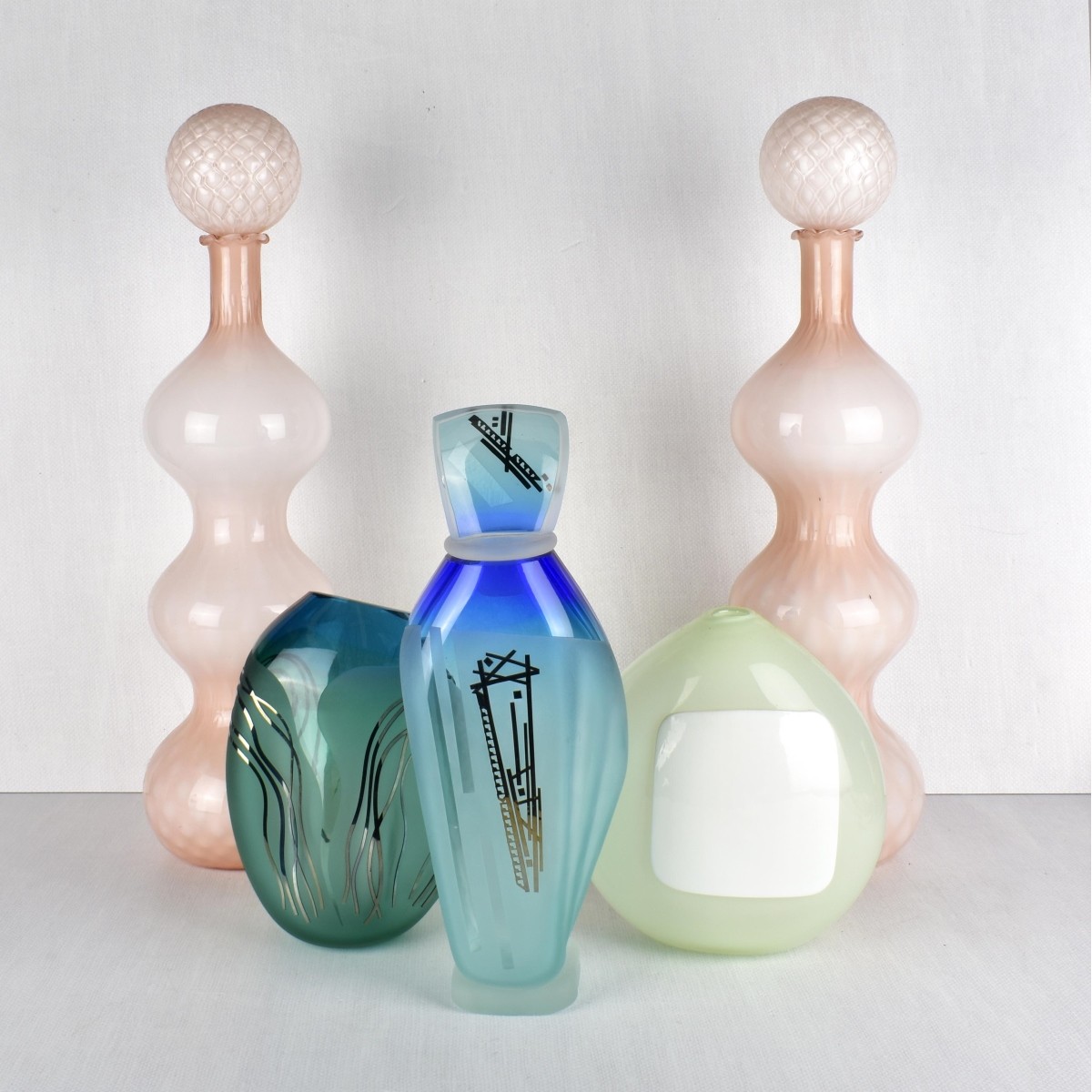 Collection of Hand Blown Art Glass