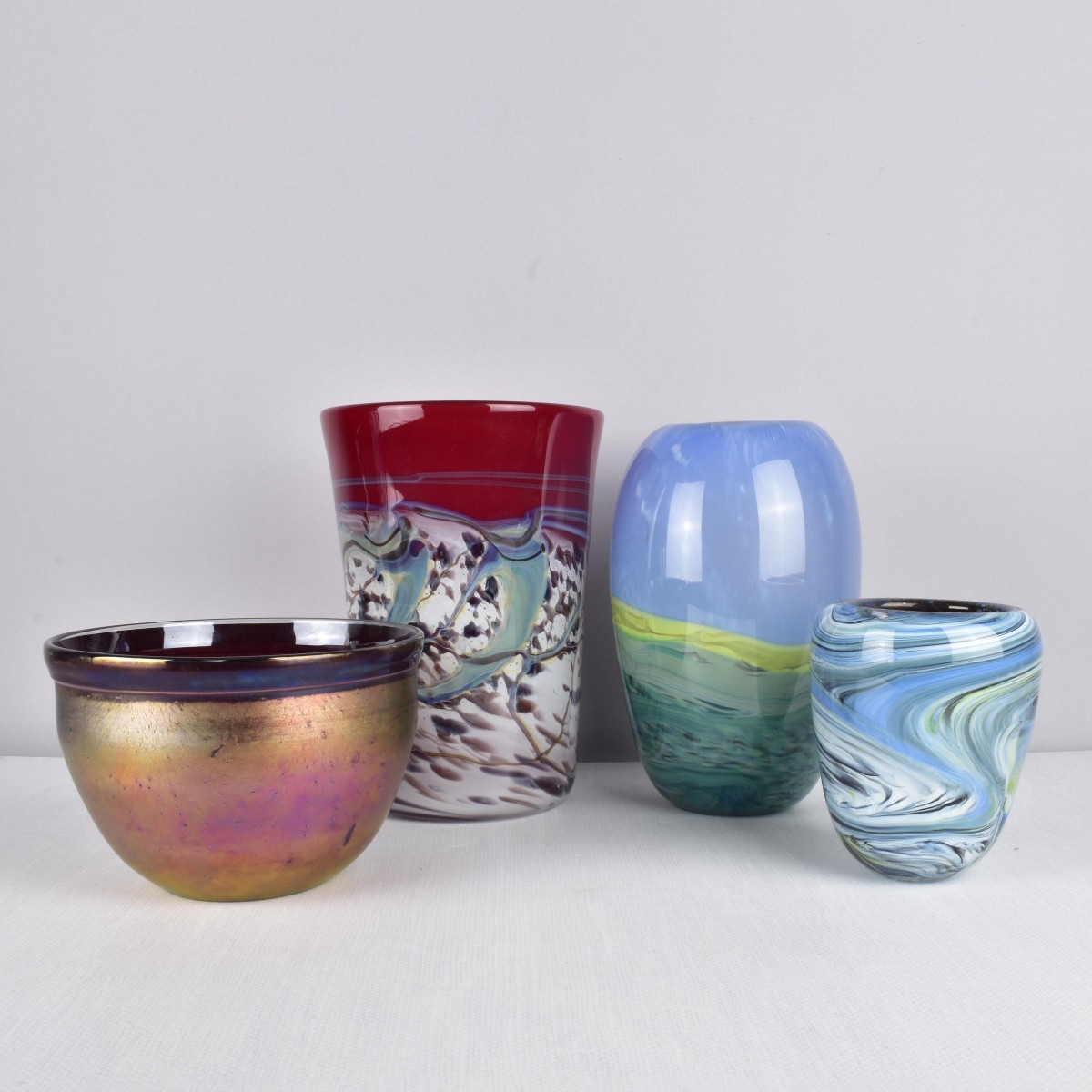 Collection Modern Hand Blown Art Glass