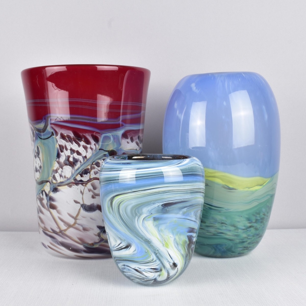 Collection Modern Hand Blown Art Glass