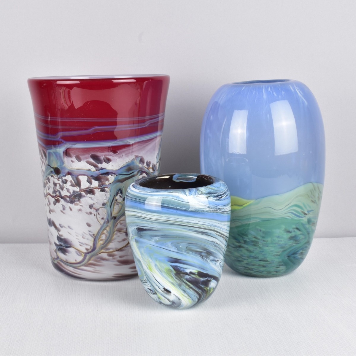 Collection Modern Hand Blown Art Glass